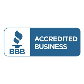 BBB Accredited Business credential badge for Leon Plumbing