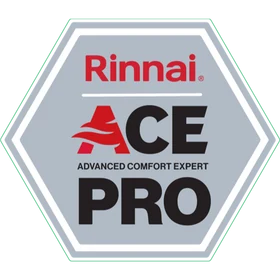 Rinnai ACE Pro Certified credential badge for Leon Plumbing